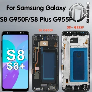 TFT Dành Cho Samsung Galaxy S8 G950F / S8 + G955FLCD Màn Hình Cảm Ứng Có Khung Thay Thế