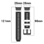 Dây đeo đa năng tông màu kép 20mm 22mm 26mm cho Garmin Quatix 8 / Tactix 8 / descent G2 / bản năng 3 / bản năng E Dây đeo silicon thông minh có thể điều chỉnh