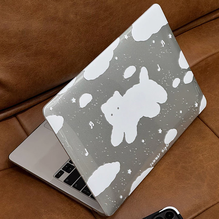 Ốp Lưng In Hình Mèo Đám Mây Cho 2025 Macbook Air13 M4 A3240 Air15 M4 A3241 Pro14 M4 A3112 A3401 A3185 Air M1 A2337 Air Retina13 A2179 A1932 Pro133,3 M1 M2 A2338 Air13 M2 M3 Pro16 M4