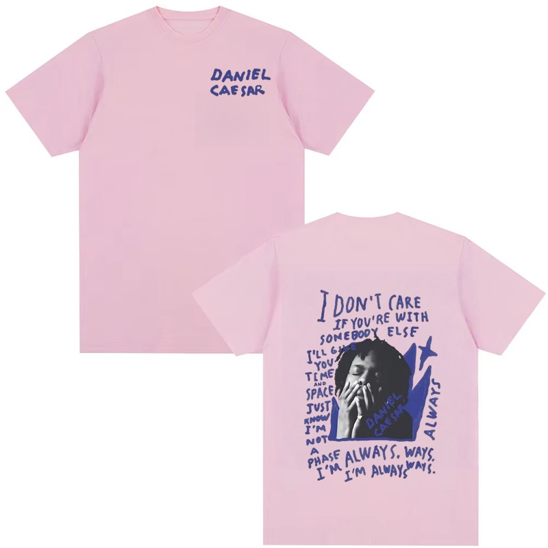 Áo thun hình Daniel Caesar Never Enough Always In - Phong cách Hip Hop