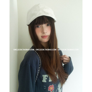 Mũ nữ phong cách Nhật Bản retro, mặt văn học nhỏ và thiết kế headband mỏng từ vải lanh cotton