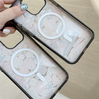 Ốp điện thoại Apple 17 từ tính Acrylic Thích hợp cho iPhone16promax 15 14 13 12 Vỏ bảo vệ chống sốc