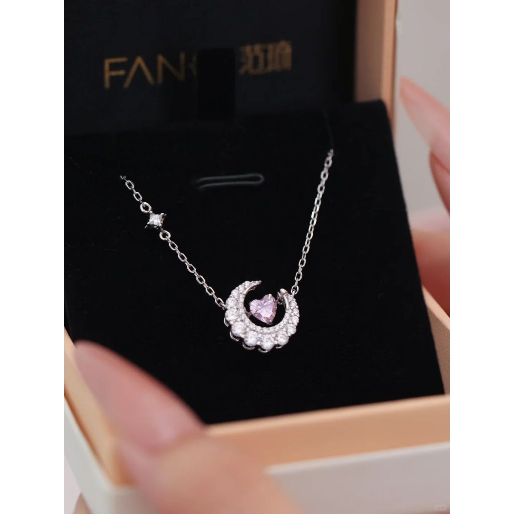 FanciMe Vòng Cổ Ngôi Sao Và Mặt Trăng Cùng Nhau Thiết Kế Ban Đầu Trang Sức Cao Cấp Quà Tặng Sinh Nhật Cho Người Phụ Nữ