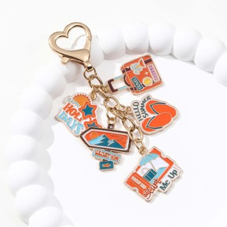 1 Sáng Tạo Hàng Không Vé Dép Hành Lý Du Lịch Series Móc Khóa Cho Bạn Bè Handmade Quà Tặng Tốt
