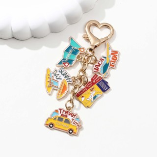1 Sáng Tạo Hàng Không Vé Dép Hành Lý Du Lịch Series Móc Khóa Cho Bạn Bè Handmade Quà Tặng Tốt