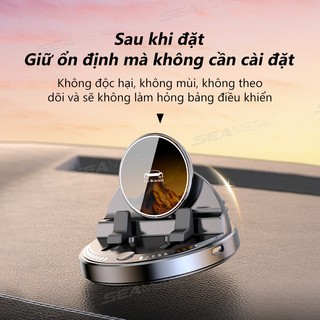 SEAMETAL Có Thể Tái Sử Dụng Ô Tô Đa Năng Giá Đỡ Điện Thoại Di Động Chống Trơn Trượt Cảm Ứng Thông Minh Điều Hướng Ô Tô Dụng Cụ Bảng Giá Đỡ