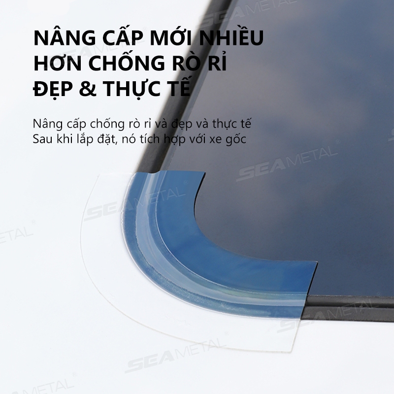 SEAMETAL Sunroof Niêm Phong Dải Chống Thấm Nước Dán Kính Ô Tô Dải Dính Toàn Cảnh Cửa Nắng Mái Chống Rò Rỉ Dải