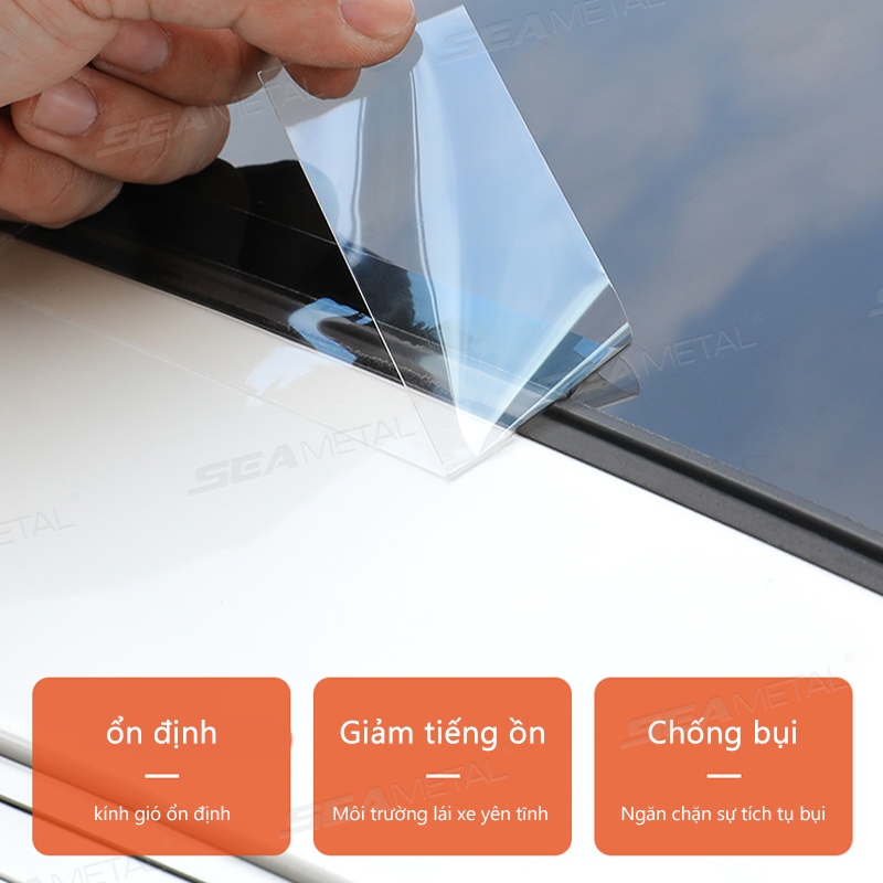SEAMETAL Sunroof Niêm Phong Dải Chống Thấm Nước Dán Kính Ô Tô Dải Dính Toàn Cảnh Cửa Nắng Mái Chống Rò Rỉ Dải