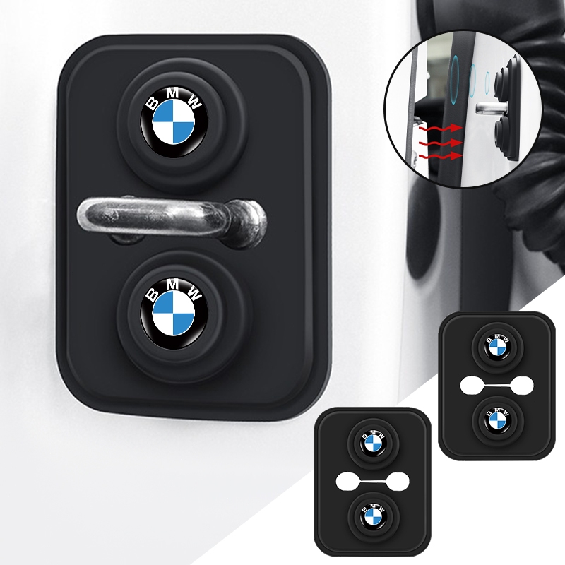 Khóa Cửa Ô Tô Bảo Vệ Miếng Dán Cửa Xe Chốt Trang Trí Miếng Lót Cho Xe BMW E61 E90 E82 E70 E71 E87 E88 E89 X5 X6