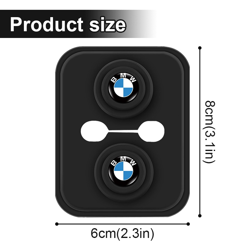 Khóa Cửa Ô Tô Bảo Vệ Miếng Dán Cửa Xe Chốt Trang Trí Miếng Lót Cho Xe BMW E61 E90 E82 E70 E71 E87 E88 E89 X5 X6