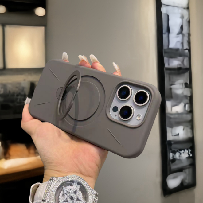 Giá đỡ xoay 360 / Ốp lưng mềm silicon tương thích cho iPhone 11 12 pro max 13 pro max 14 pro max 15 pro max 16 pro max 17 Pro max