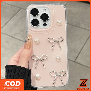 Ốp Lưng Cho Redmi A5 Redmi A3 13C 14C 15C note 13 Pro note 14 Pro Xiaomi 14T poco C75 poco C61 Thạch Màu Tính Khí Ngọc Trai Nơ Vỏ Điện Thoại TPU Chống Sốc