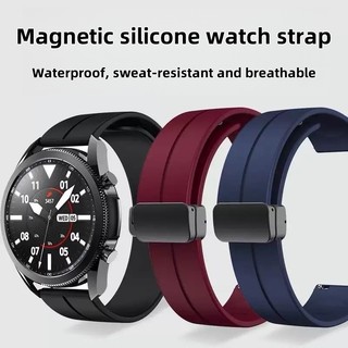 Dây đeo cho Huawei Watch GT6 / 5 / 4 / 3 / 2 Pro & Watch 2 / 3 / 4 Pro & Ultimate & Buds, Dây đeo thay thế silicon từ tính thể thao chống nước cho Honor Watch Magic GS 4 / 3 Pro