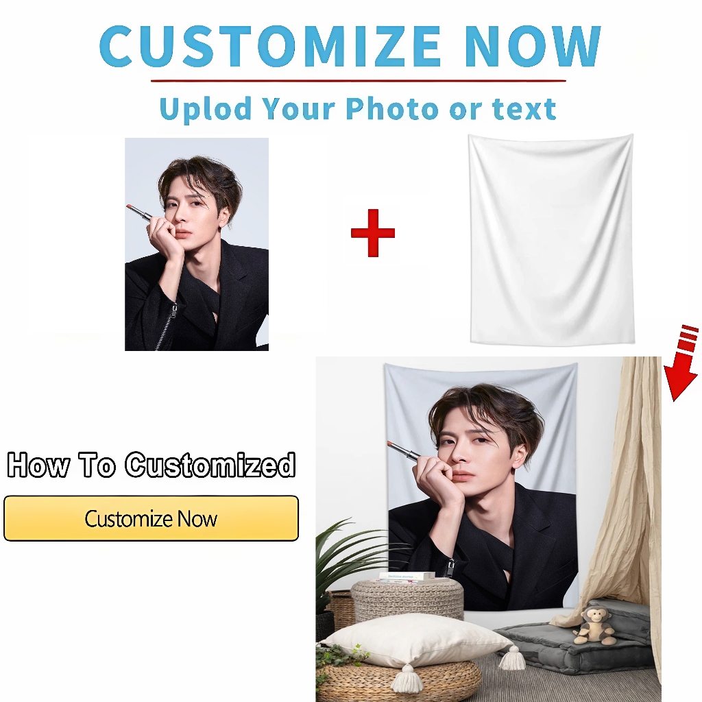 DIY Tấm Thảm Treo Tường Chất Lượng Cao Tự Làm, Tấm Thảm Tùy Chỉnh Cờ Mỹ In Hình Ảnh Của Riêng Bạn, Trang Trí Phòng Ngủ