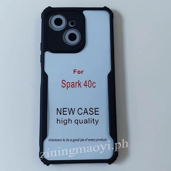 Ốp điện thoại di động chống rơi 4in1 Tecno Spark 40C cho Tecno Spark 40C 40 Pro Spark 30C 30 4G / 5G Màng gốm và màng ống kính và phim mặt sau