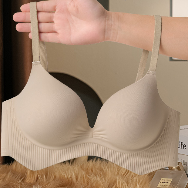 Quần lót liền mạch Áo ngực nhỏ dành cho nữ Áo ngực dày tập hợp