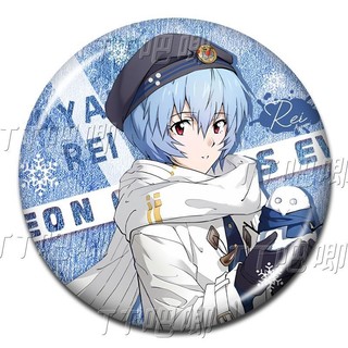EVA Neon Genesis Evangelion Characters Ayanami Rei, Shinji Ikari, Asuka: Bộ sưu tập nút cài áo cosplay, túi trang trí