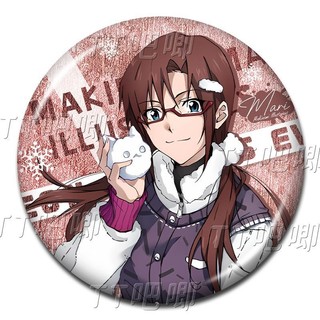 EVA Neon Genesis Evangelion Characters Ayanami Rei, Shinji Ikari, Asuka: Bộ sưu tập nút cài áo cosplay, túi trang trí