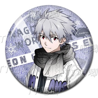 EVA Neon Genesis Evangelion Characters Ayanami Rei, Shinji Ikari, Asuka: Bộ sưu tập nút cài áo cosplay, túi trang trí