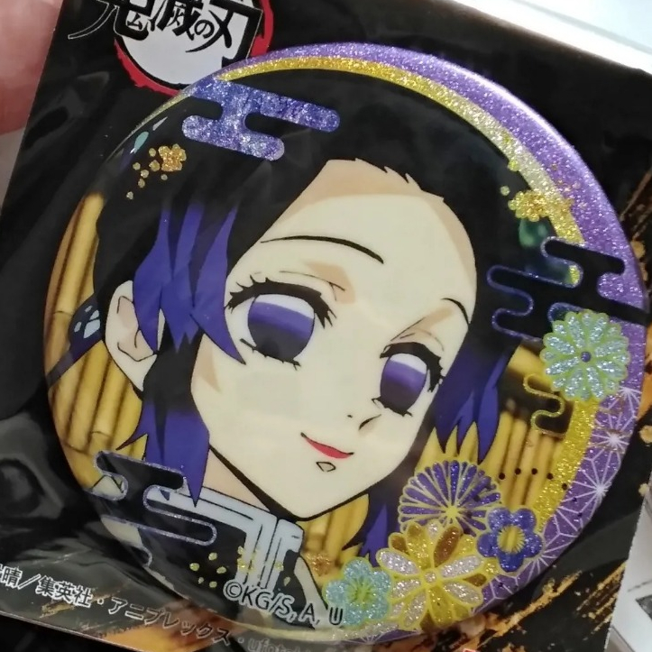 Demon Slayer Kimetsu no Yaiba Kanroji Mitsuri 58mm Anime Huy Hiệu Pin Trâm Sưu Tập
