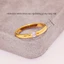 Nhẫn titan cao cấp không gỉ mạ vàng 18k thiết kế gắn đá đơn giản thanh lịch