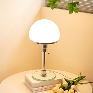 AIMI Đèn Học Đèn Bàn Cổ Sắt Kính Lampshade Led Phòng Ngủ Đầu Giường Đèn Phòng Khách Văn Phòng Đọc Sách Bàn