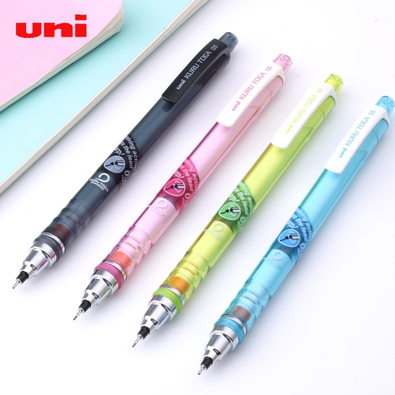 1 Cái Nhật Bản Uni KURATOGA Bút Chì Cơ M5-450 / M5-450T Tự Động Xoay Viết Lõi Không Đổi 0.5mm