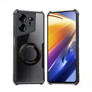 Ốp điện thoại từ tính chống sốc kiểu lưỡi TECNO POVA 5 4 Pro 3 2 POVA NEO 3 2 Vỏ túi khí Vỏ trong suốt chống rơi