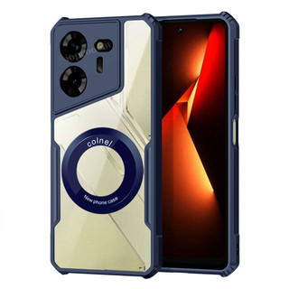 Ốp điện thoại từ tính chống sốc kiểu lưỡi TECNO POVA 5 4 Pro 3 2 POVA NEO 3 2 Vỏ túi khí Vỏ trong suốt chống rơi