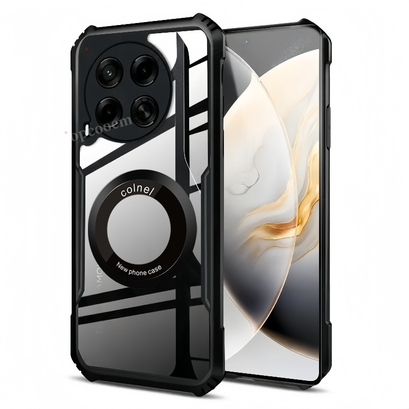 Ốp điện thoại từ tính chống sốc kiểu lưỡi Tecno Camon 40 30 20 PRO 30S 5G 4G Vỏ túi khí Vỏ trong suốt chống rơi