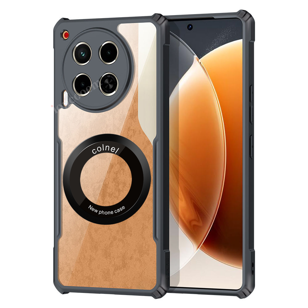 Ốp điện thoại từ tính chống sốc kiểu lưỡi Tecno Camon 40 30 20 PRO 30S 5G 4G Vỏ túi khí Vỏ trong suốt chống rơi