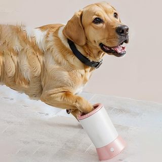 Máy làm sạch chân chó tự động, Máy giặt chân chó di động có thể sạc lại, dành cho chó nhỏ cỡ vừa lớn Chó mèo