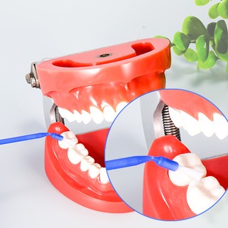 100 Cái / hộp Nha Khoa Dùng Một Lần Micro Applicator Bàn Chải Đầu Dài Que Uốn Cong Để Trang Điểm Nha Khoa Chăm Sóc Vệ Sinh