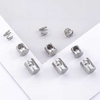 Khóa đẩy lò xo Thép không gỉ chống thấm nước và không gây dị ứng Vòng cổ DIY Khóa kết nối