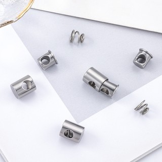 Khóa đẩy lò xo Thép không gỉ chống thấm nước và không gây dị ứng Vòng cổ DIY Khóa kết nối