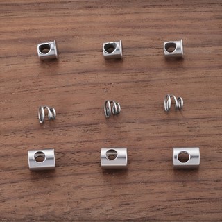 Khóa đẩy lò xo Thép không gỉ chống thấm nước và không gây dị ứng Vòng cổ DIY Khóa kết nối