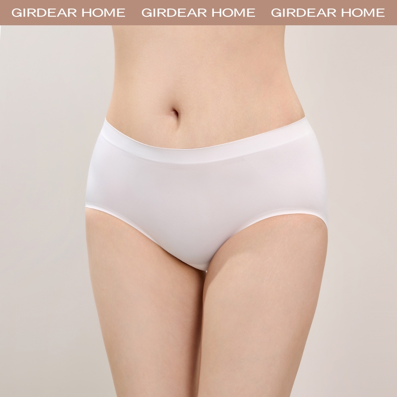 Girdear Home Quần Lót Nữ Siêu Mỏng Thoáng Khí, Co Giãn Cao Với Băng Lụa Liên Mạch, Kháng Khuẩn Và Hỗ Trợ Giảm Mỡ Bụng - Trung Eo Mềm Mại Giảm Dáng,8531AB05