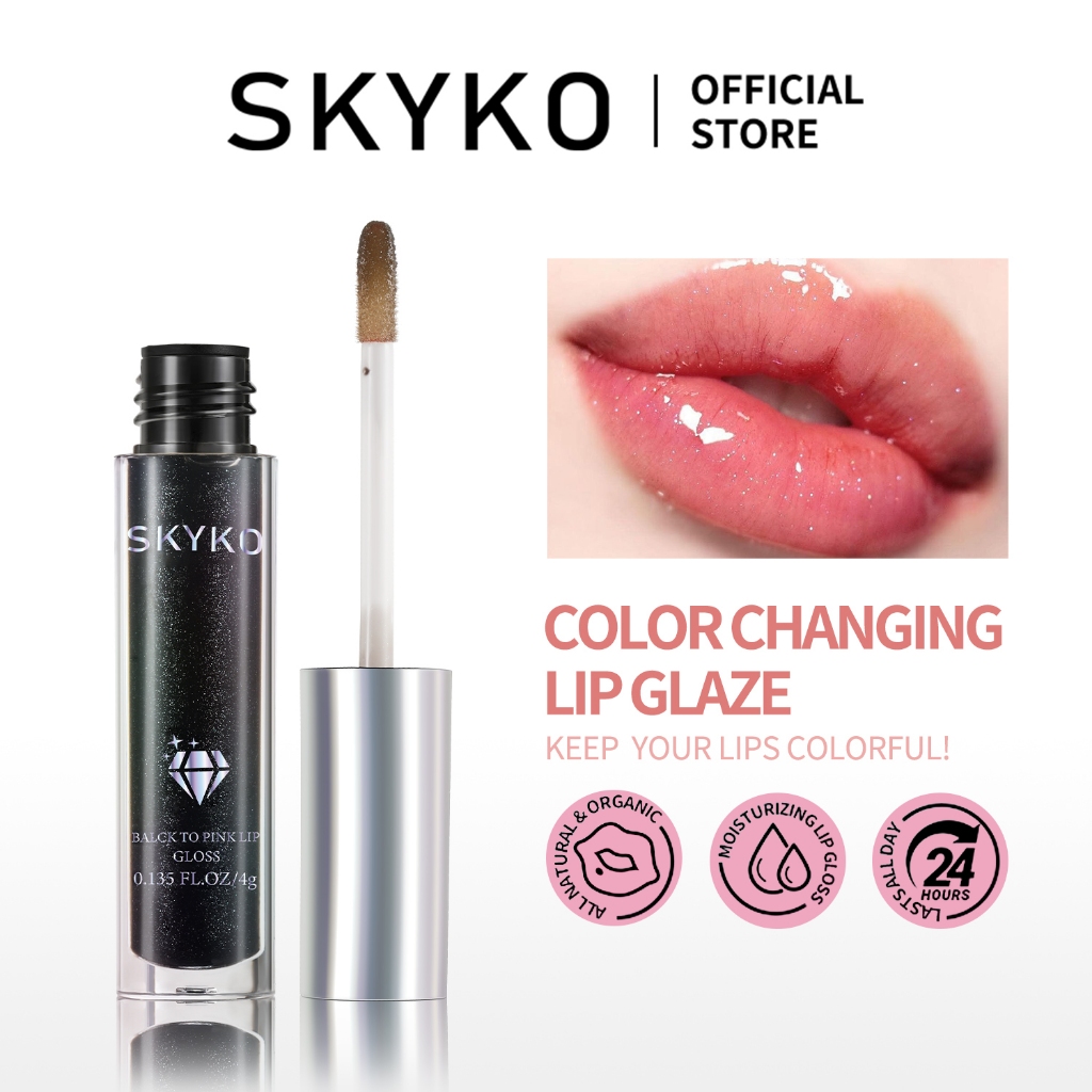 SKYKO Color Change Lip Gloss Dưỡng ẩm môi Glaze