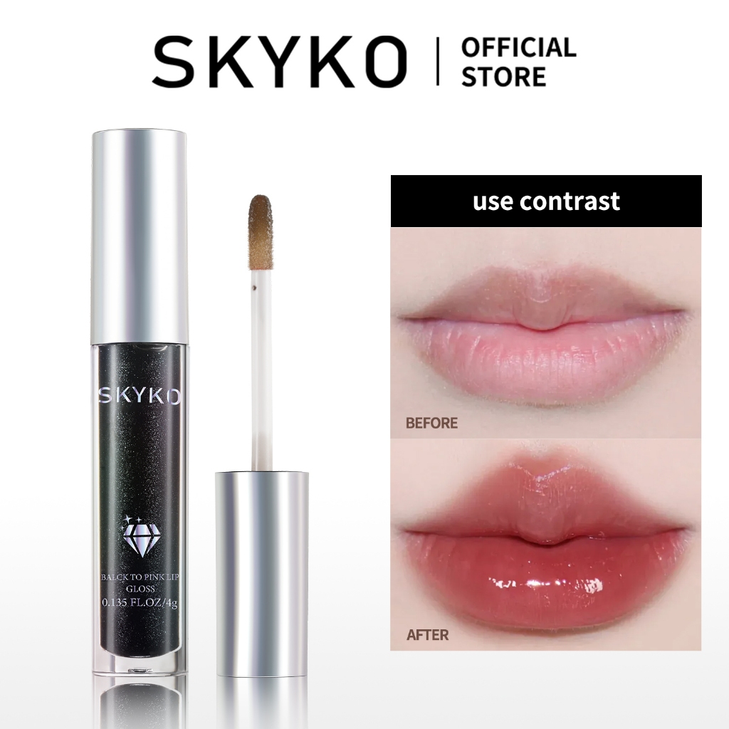 SKYKO Color Change Lip Gloss Dưỡng ẩm môi Glaze