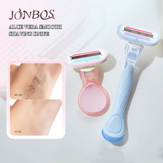 Dao Cạo 5 Lưỡi JONBOS - Dải Bôi Trơn Lô Hội An Toàn Mịn Sạch Sẽ Nữ Nách Cánh Tay Chân Tóc Dụng Cụ Dao Cạo Đặc Biệt J138