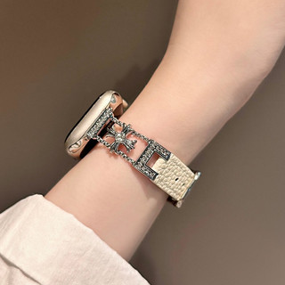 Họa tiết vải thiều nối trái tim Kroos cho dòng iwatch, dây đeo đồng hồ phổ thông 18 / 20 / 22mm, Thích hợp cho dây đeo xiaomi 8 / 9 【 Pro 】