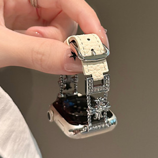 Họa tiết vải thiều nối trái tim Kroos cho dòng iwatch, dây đeo đồng hồ phổ thông 18 / 20 / 22mm, Thích hợp cho dây đeo xiaomi 8 / 9 【 Pro 】