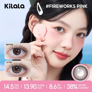 【Deal ưu đãi】Kính áp tròng Kilala màu nâu PartyYayBrown /Dune Brown /PartyYayBrown lens cận 6 tháng DIA 14.0mm có độ (0-8) 1 cặp