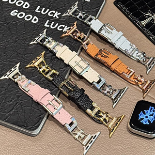 Họa tiết vải thiều nối trái tim Kroos cho dòng iwatch, dây đeo đồng hồ phổ thông 18 / 20 / 22mm, Thích hợp cho dây đeo xiaomi 8 / 9 【 Pro 】