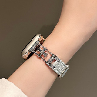 Họa tiết vải thiều nối trái tim Kroos cho dòng iwatch, dây đeo đồng hồ phổ thông 18 / 20 / 22mm, Thích hợp cho dây đeo xiaomi 8 / 9 【 Pro 】