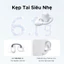 Tai nghe không dây UGREEN ClipBuds Pro, ANC Giảm tiếng ồn, Hi-Res Bluetooth 6.0, thời lượng pin 32 giờ, Kiểu kẹp tai, Âm thanh độ phân giải cao, Chống nước IPX5