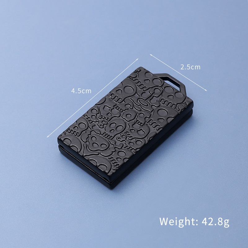 1 Sáng Tạo Đầu Lâu Fidget Thanh Trượt Vui Vẻ Edc Kim Loại Đẩy Xúc Giác Thanh Trượt Căng Thẳng Giải Phóng Fidget Đồ Chơi Adhd Tập Trung Đồ Chơi Mát Dụng Cụ Nhỏ Rotator