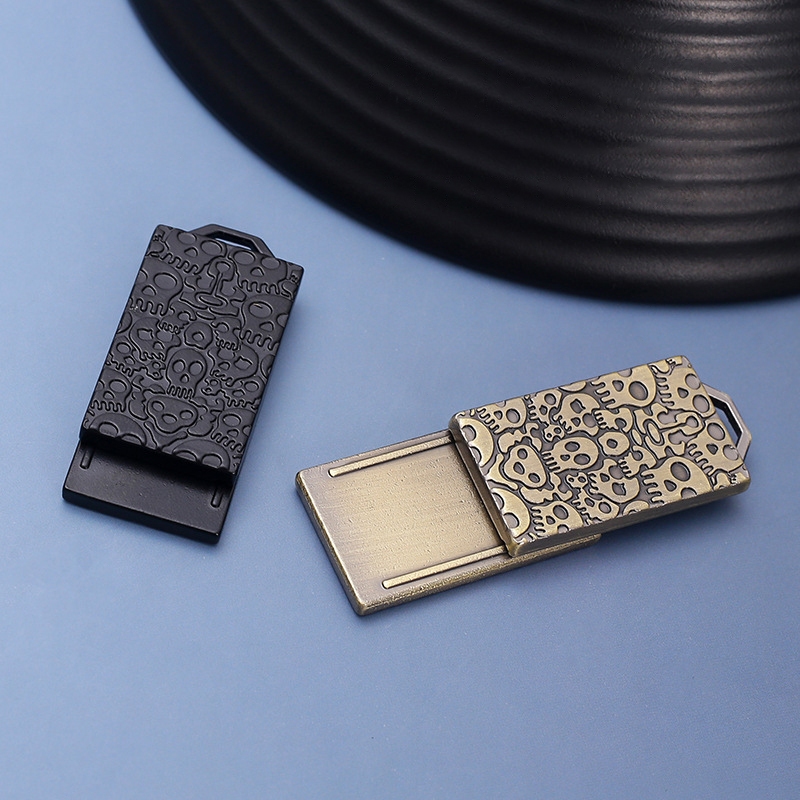 1 Sáng Tạo Đầu Lâu Fidget Thanh Trượt Vui Vẻ Edc Kim Loại Đẩy Xúc Giác Thanh Trượt Căng Thẳng Giải Phóng Fidget Đồ Chơi Adhd Tập Trung Đồ Chơi Mát Dụng Cụ Nhỏ Rotator