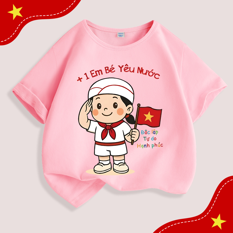 Áo thun bé trai, vải Cotton nguyên chất in hình trẻ em, mềm mại thoáng khí Thích hợp cho thể thao ngoài trời mùa hè