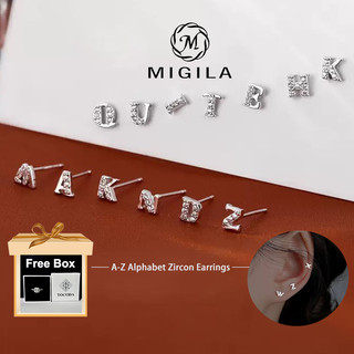 MIGILA Bông Tai Zircon Không Phai Màu - Quà Tặng Hoàn Hảo Cho Mọi Người